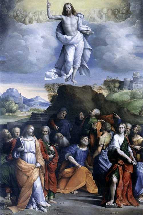 Възнесение Христово, рисунка от Garofalo (1510-1520), Нац. галерия за антично изкуство, Рим. Източник: catholique-rouen.cef.fr
