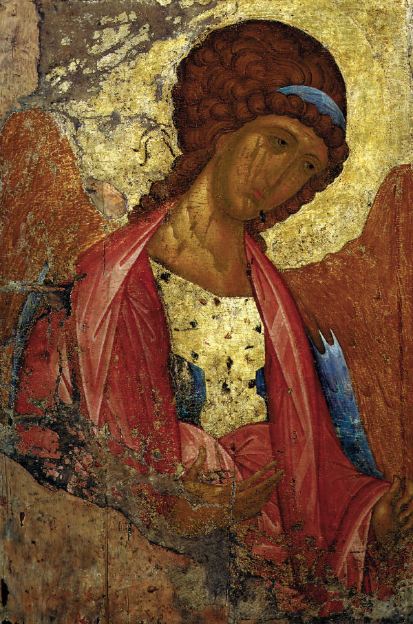 Св. архангел Михаил. Икона от св. Андрей Рублев. Източник: nsu.ru