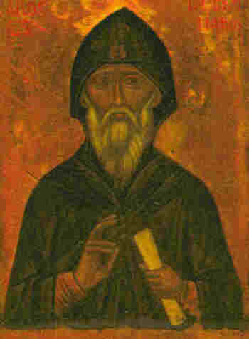 Св. Йоан Лествичник, икона от 15 век, Синай. Източник:  rdrop.com.