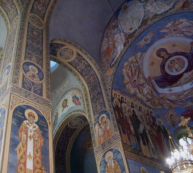 Стенописи в Шипченския манастир