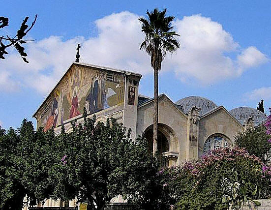 "Църквата на всички нации" в Маслинената гора в Гетсиман, Йерусалим