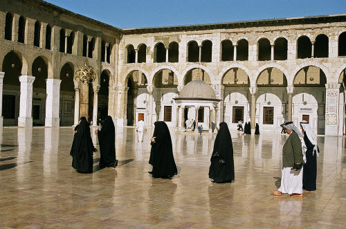 Umayyad Mosque in old Damascus, Syria by iancowe.