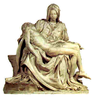 Пиета. Микеланджело Буонароти. Базиликата "Св. Петър" в Рим