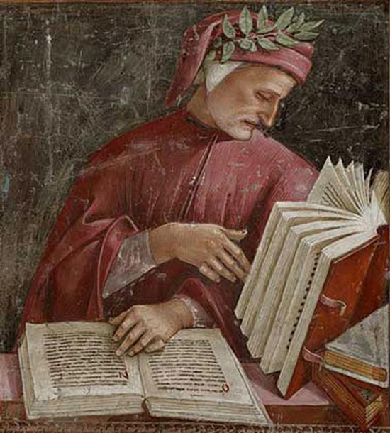 Данте Алигиери, портрет от Luca Signorelli (1455?-1523)