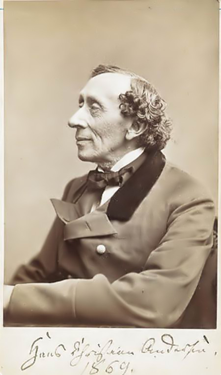 Ханс Кристиан Андерсен, Фотография от 1859. Източник: museum.ru