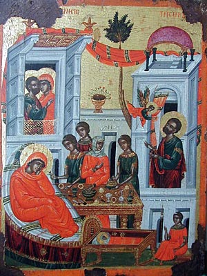 Рождество на св. Богородица, икона от  църквата 