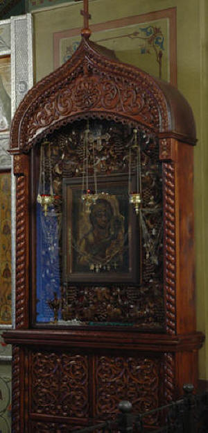 Резная Влахернская икона Божией Матери в Старом Симонове, источник www.starosimonovo.ru