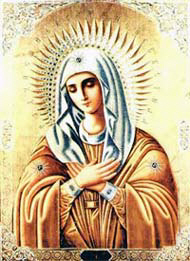 Дивеевската икона на Пресвета Богородица "Умиление". Източник: http://www.cofe.ru/blagovest.