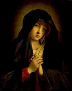The Madonna in Sorrow от Il Sassoferrato, Source: bridgemanartondemand.com