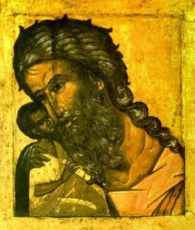 Праведният Симеон с Богомладенеца. Руска икона. Източник:  taday.ru
