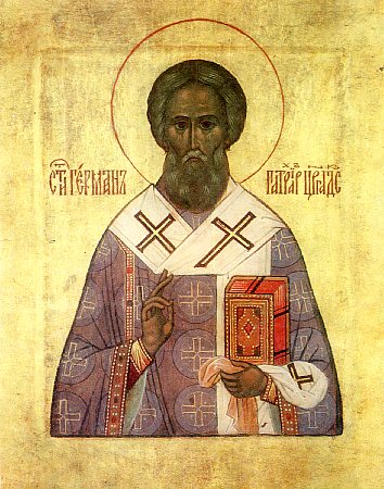 Св. патриарх Герман Константинополски. Източник: days.ru.