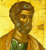 Св. ап. Петър - икона от иконостаса на Stavronikita Monastery в Св. Гора, www.culture.gr
