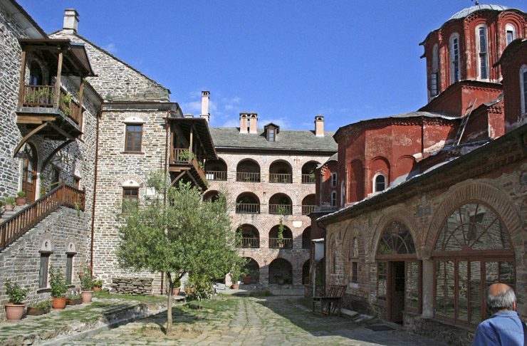 Манастирът Кутлумуш в Св. Гора. Снимка © Марин Христо