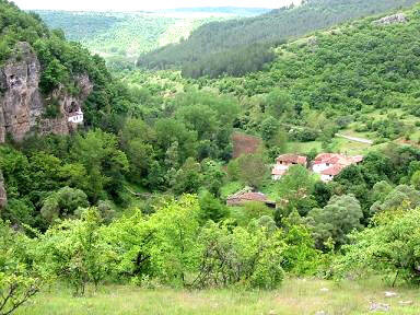 Razboiste monastery View