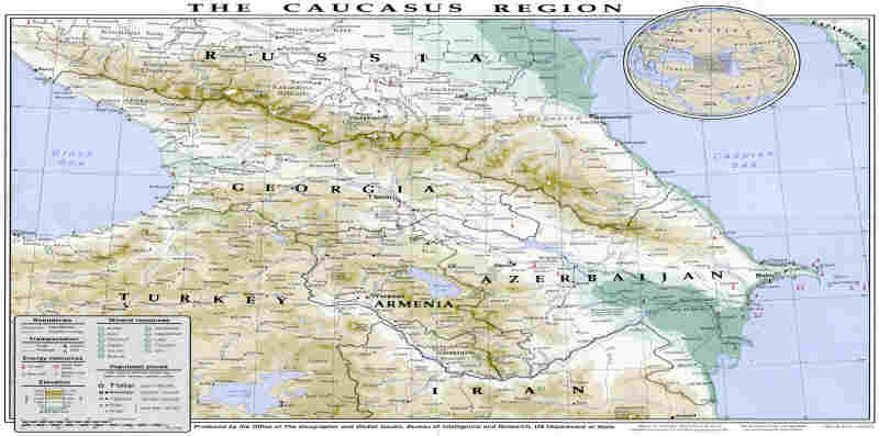 Caucasus Map