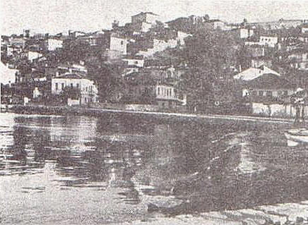 Изглед от гр. Охрид през 1941 година. 