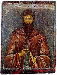 Икона на св. Наум в църквата "Св. Наум" в Охрид